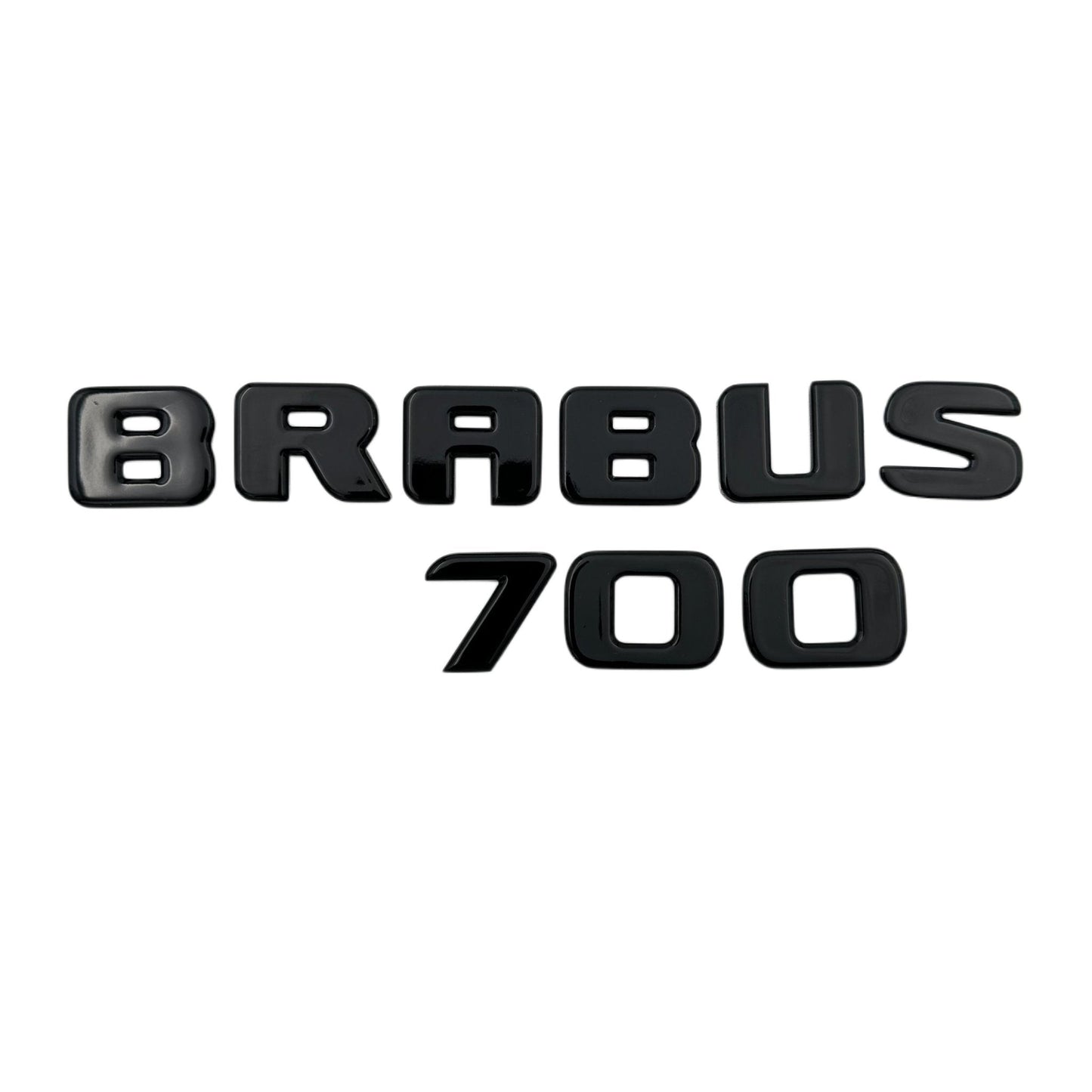 Metallic Brabus 700 rear trunk letters emblem logo badges for Mercedes-Benz G-Class W463 W463A