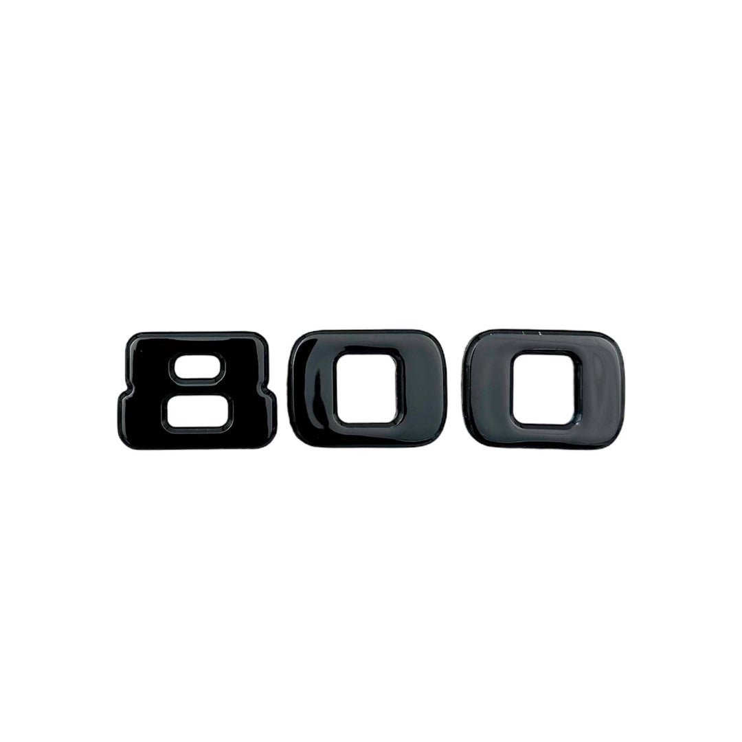 Metalic Brabus 800 style emblem logo badges for Mercedes-Benz G-Class W463 W463A