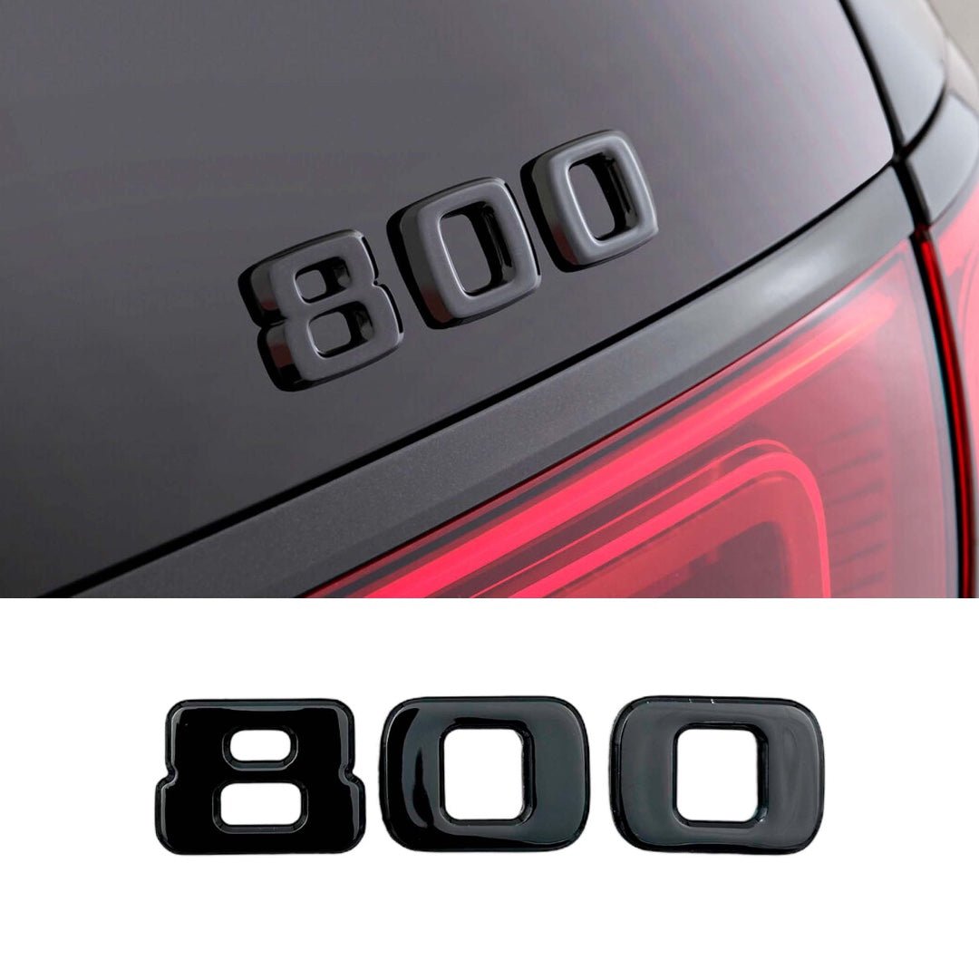 Metalic Brabus 800 style emblem logo badges for Mercedes-Benz G-Class W463 W463A