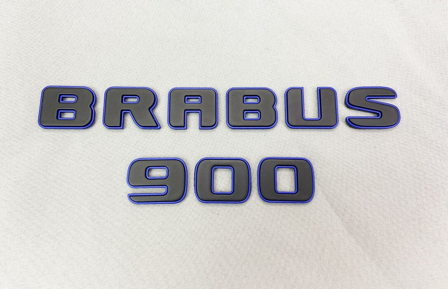 Metallic Brabus 900 ROCKET black blue emblems badges set for Mercedes-Benz G-Class W463 W463A