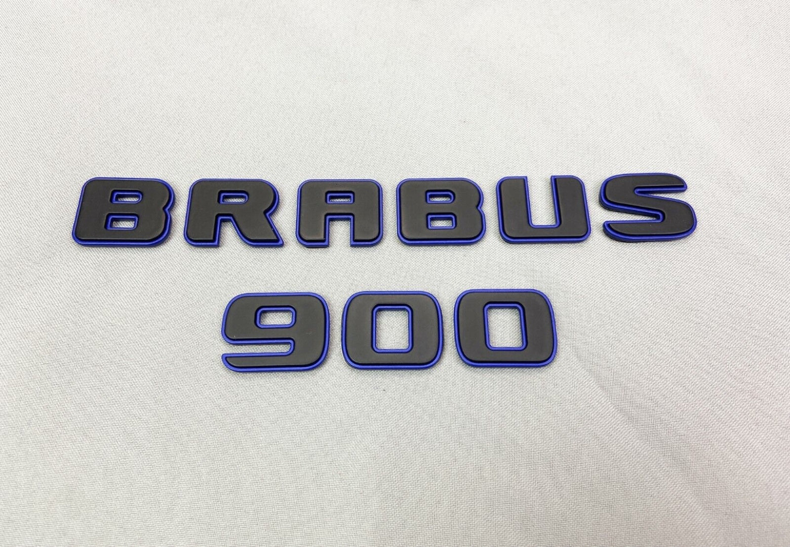 Metallic Brabus 900 ROCKET black blue emblems badges set for Mercedes-Benz G-Class W463 W463A