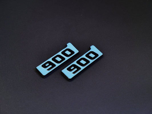 Metal Brabus 900 Tiffany blue fender emblem logo badges for Mercedes-Benz W463 W463A G-Class