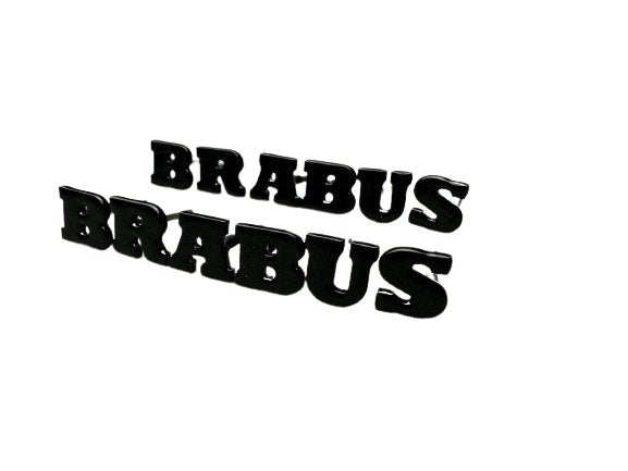 Metal Brabus badge emblem lettering for the door panel trim Mercedes-Benz W463A G-Class