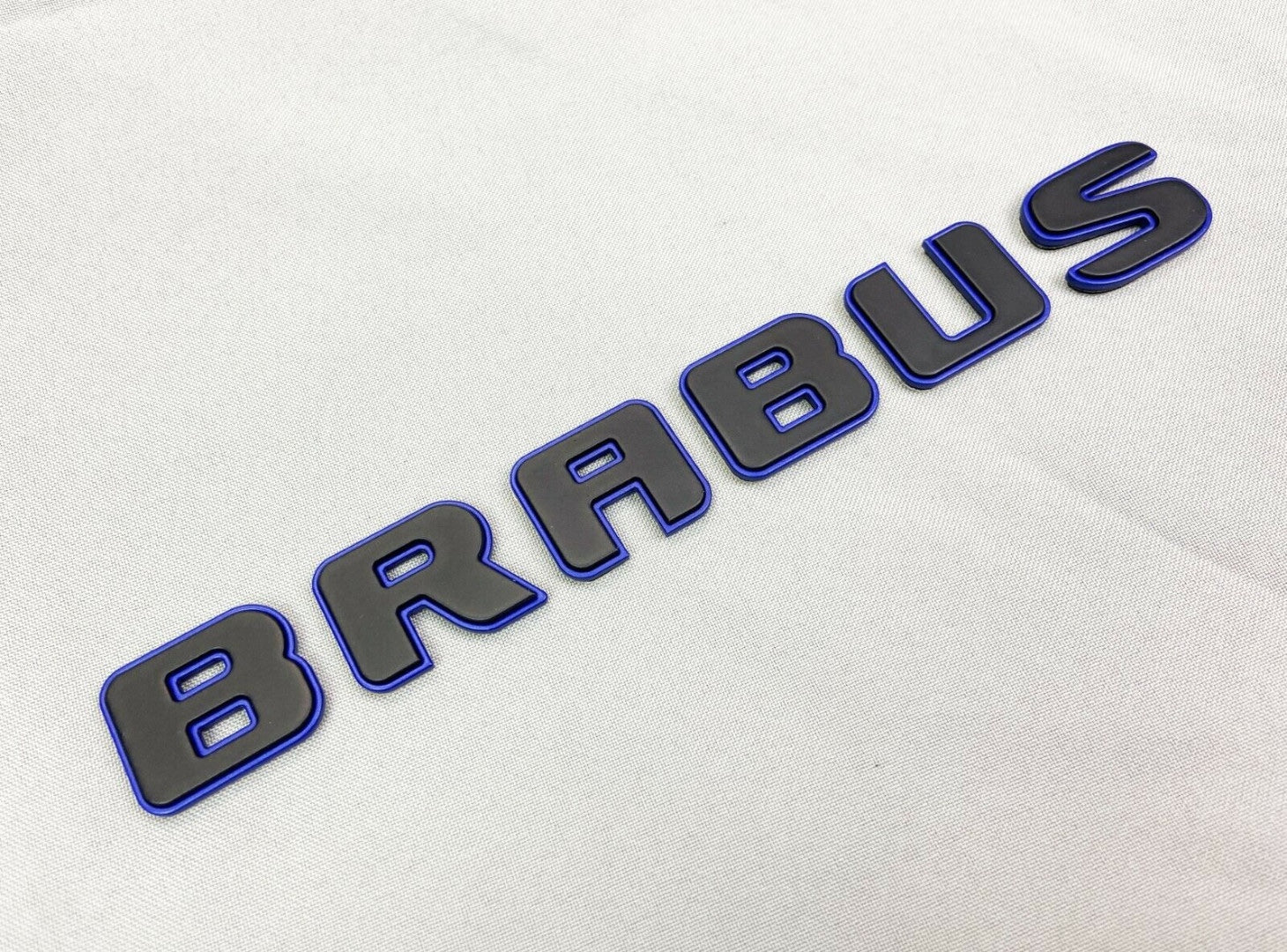 Metallic Brabus ROCKET blue black emblems badges set for Mercedes-Benz G-Class W463 W463A