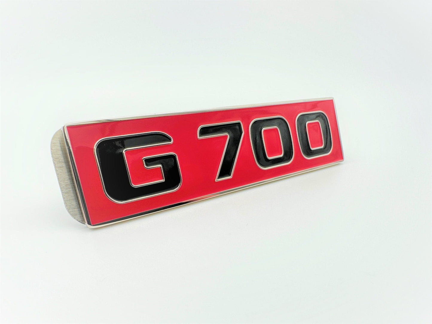 Metal G700 Red Emblem for Mercedes-Benz front grille G-Class W463