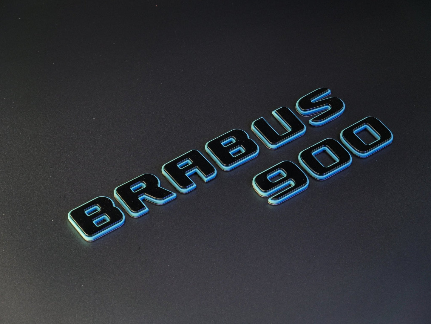 Metal Tiffany Blue + Black Brabus 900 emblems badges set for Mercedes-Benz G-Class W463 W463A W464