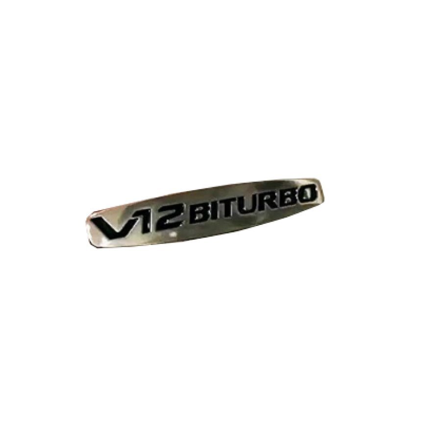 Metal V12 biturbo seats emblems badges logos set for Mercedes-Benz W463A W464 G-Class