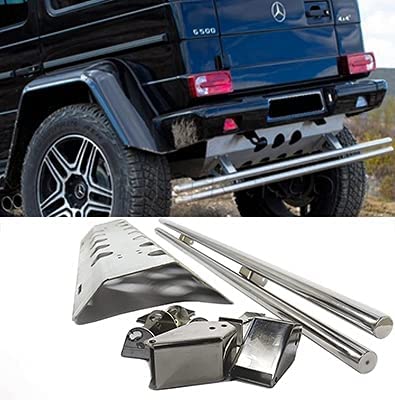 Rear Bumper Skid Plate Guard Steel Cover for Mercedes-Benz G-Class G-Wagon W463 G63 G500