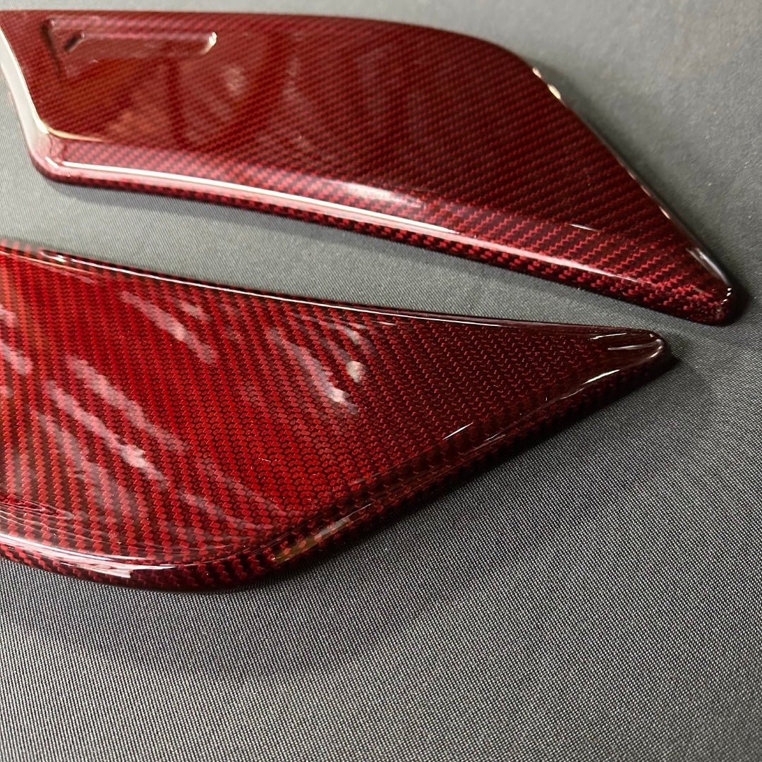 Red carbon fiber rear roof spoiler Brabus Rocket Style for Mercedes-Benz W463 W463A W464 G-Class