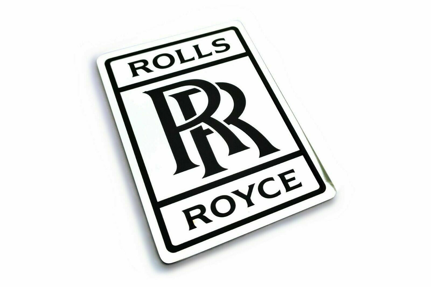 RR Rolls Royce Ornament Chrome Steel Badge Emblem different sizes