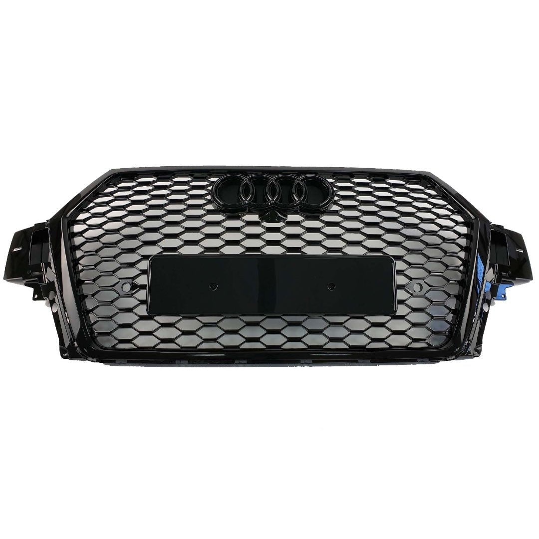 RSQ7 front bumper black radiator grille for Audi Q7 4M 2015-2019