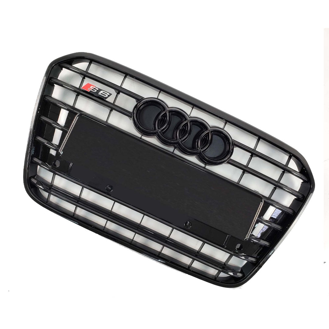 S6 S-line front bumper BLACK radiator grille for Audi A6 S6 C7 2012-2015