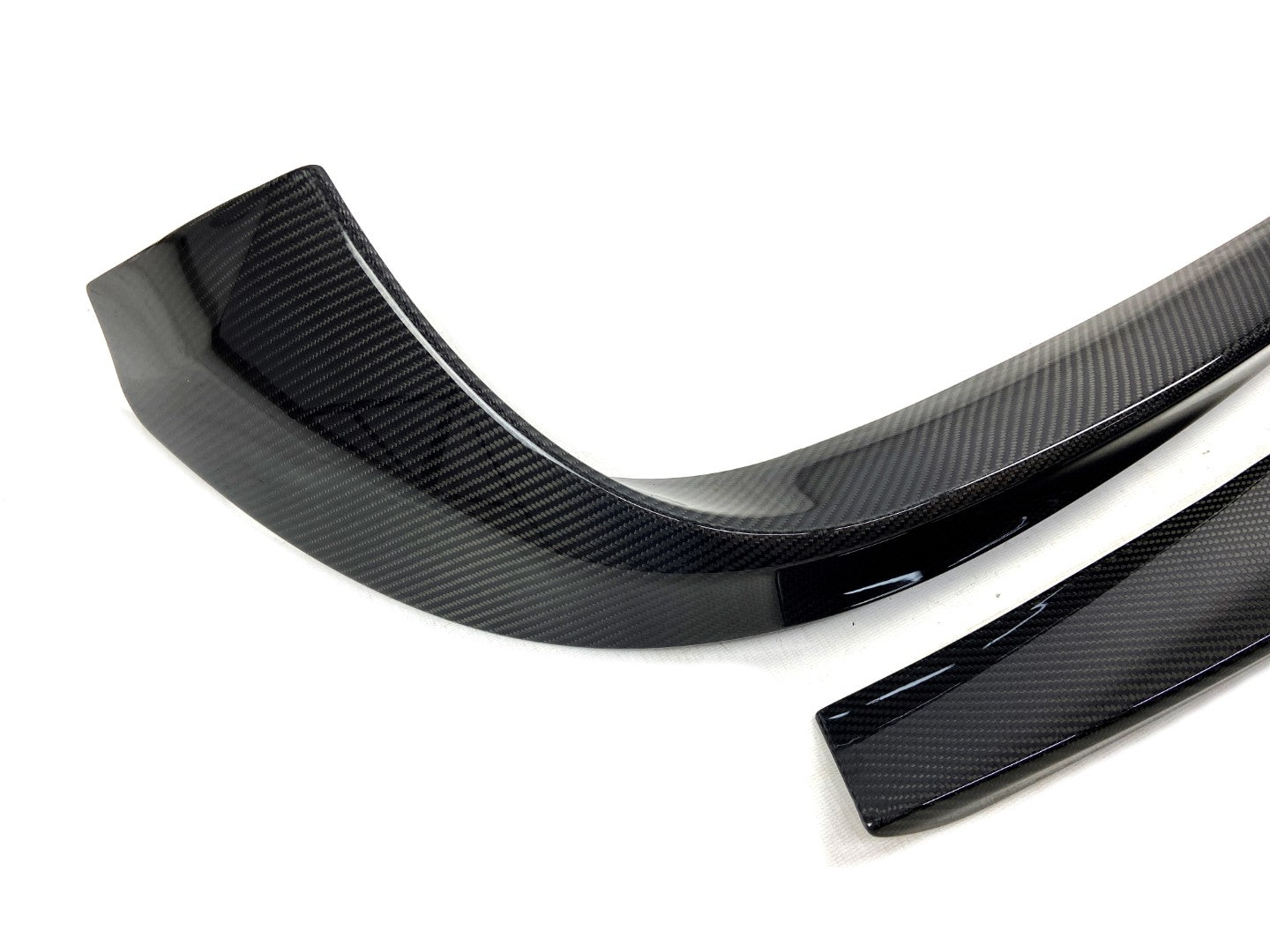 Сarbon fiber Brabus front bumper attachment lip covers for Mercedes-Benz S-Class W217 / C217