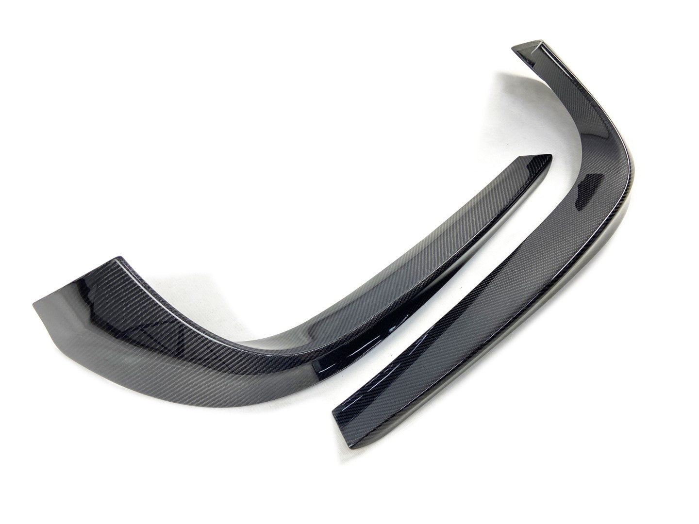 Сarbon fiber Brabus front bumper attachment lip covers for Mercedes-Benz S-Class W217 / C217