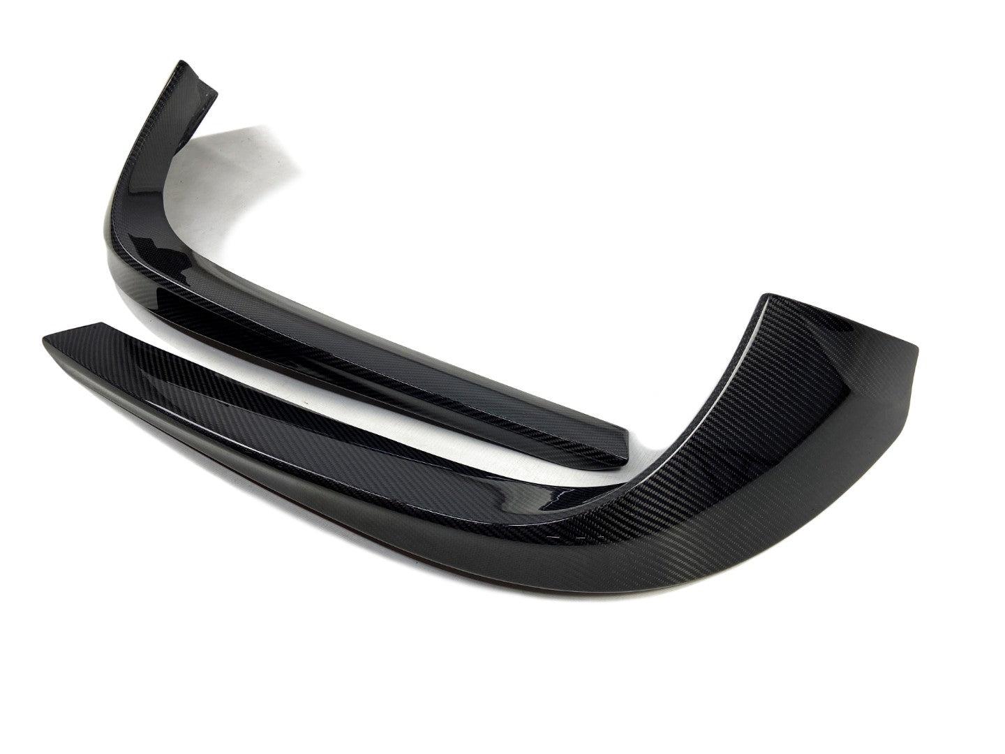 Сarbon fiber Brabus front bumper attachment lip covers for Mercedes-Benz S-Class W217 / C217