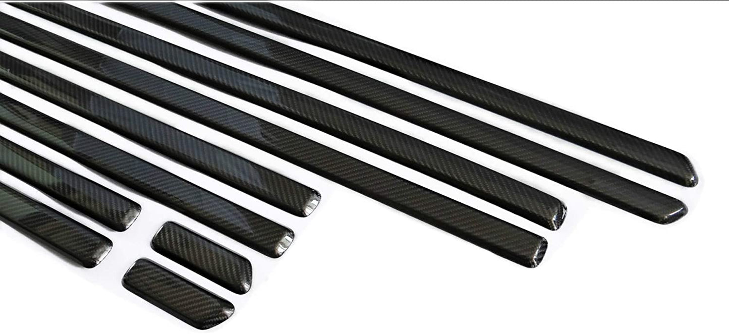 Side Body carbon mouldings Set 10 pcs for Mercedes-Benz W463A