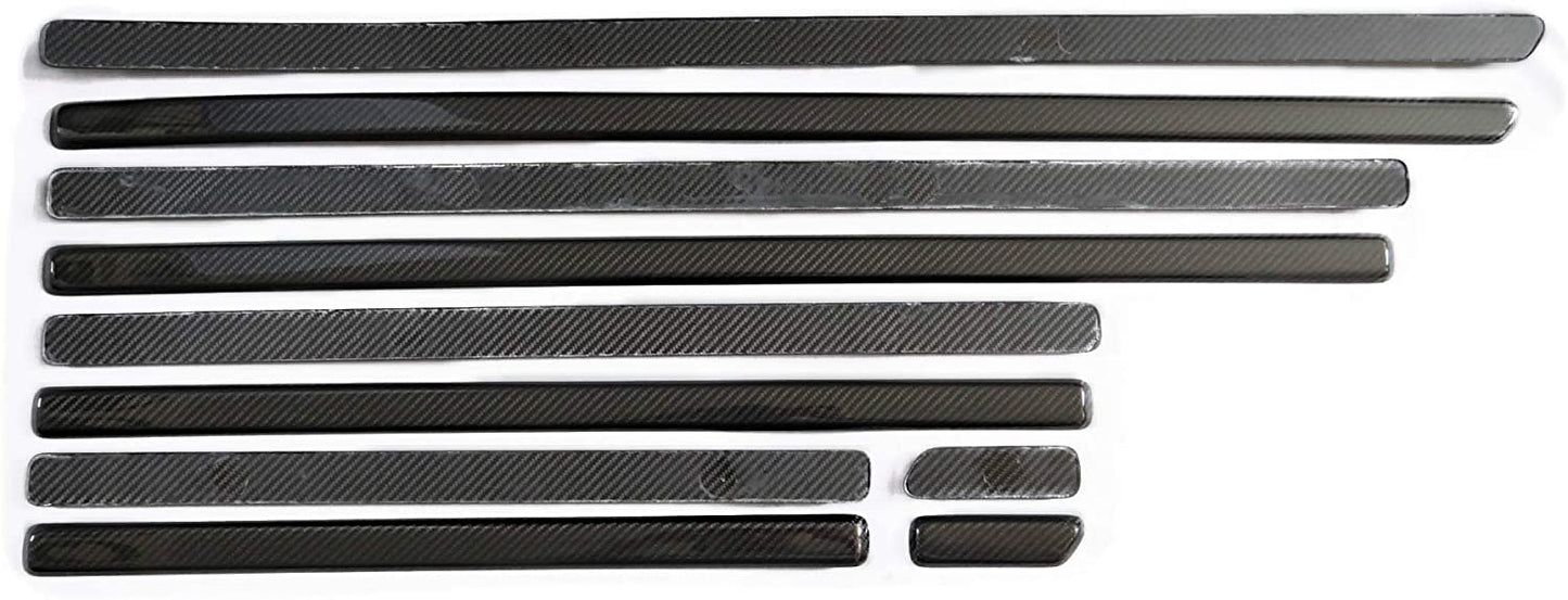 Side Body carbon mouldings Set 10 pcs for Mercedes-Benz W463A