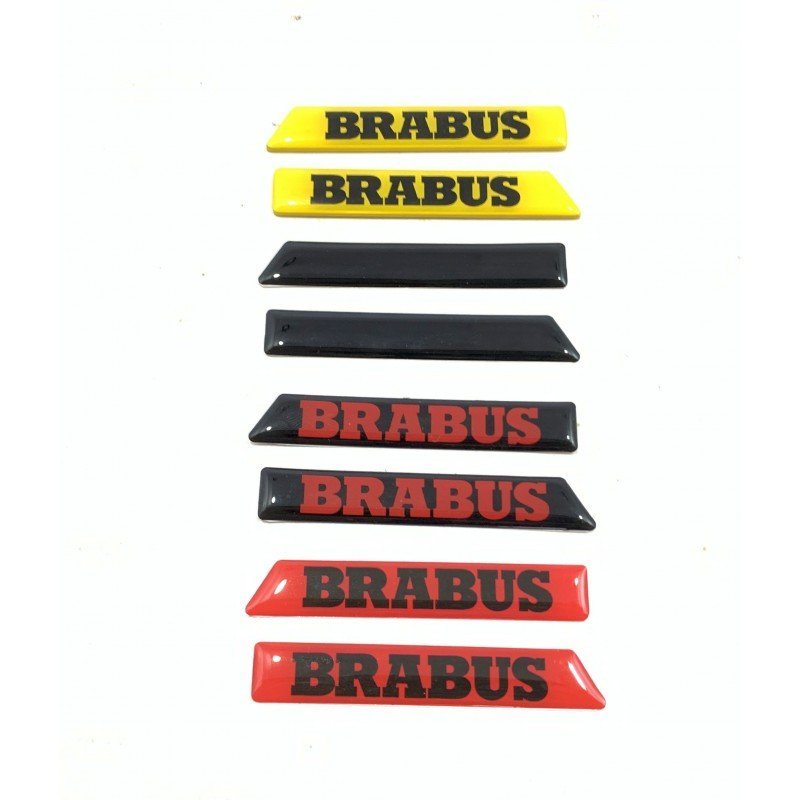 Side Moldings Inserts yellow black red green Brabus for Mercedes W463A G-class