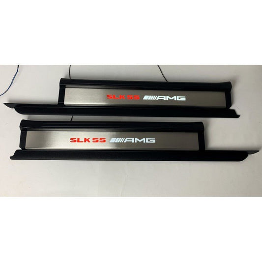 SLK 55 AMG LED Illuminated Door Sills 2 pcs for Mercedes-Benz SLK 55