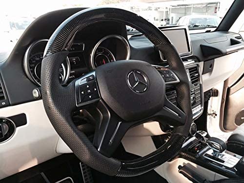 Steering Wheel Carbon Center Leather for Mercedes-Benz ML GL GLS GLE W463 W212