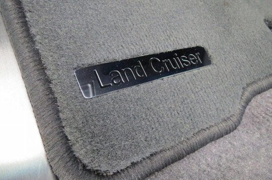 Toyota Land Cruiser Floor Mats emblems logo badges 2pcs set