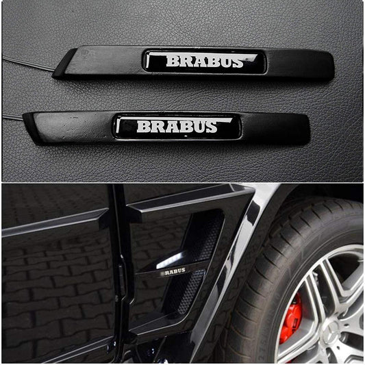 Widestar Brabus Led Illuminated Fiberglass Fenders Side Inserts 2 pcs for Mercedes W463 G Wagon